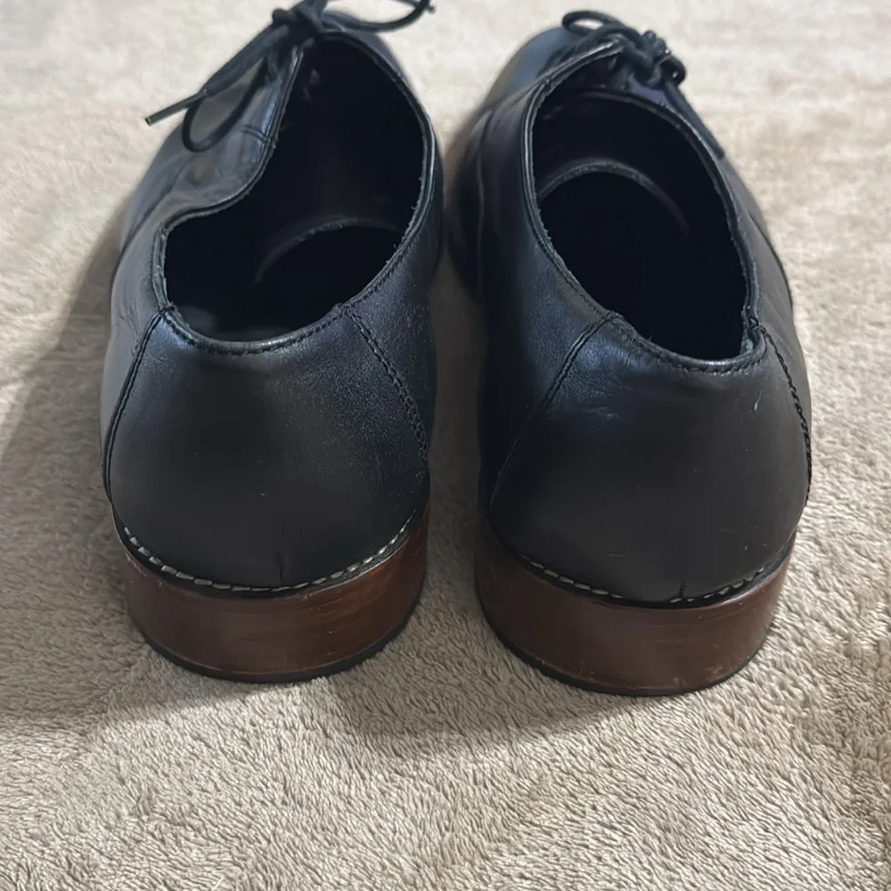 Nisolo Men’s Timeless Classic Black Oxford Men's Leather Shoes‎